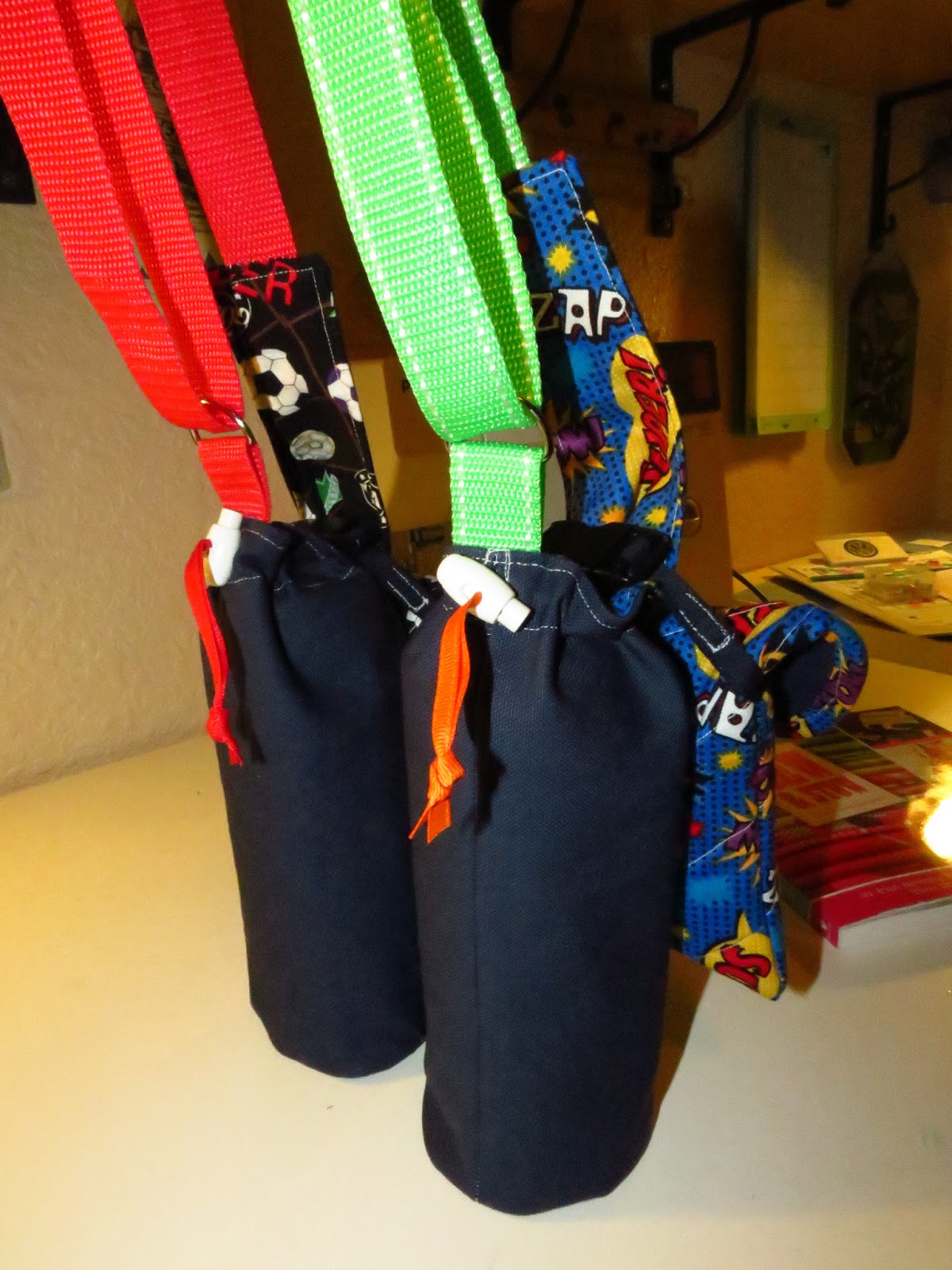 Good, Bad and Crafty Blog / 365 Project Water bottle and camera bags...