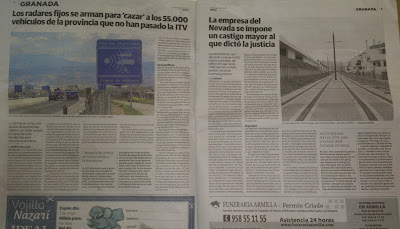 Páginas interiores del Diario IDEAL de Granada