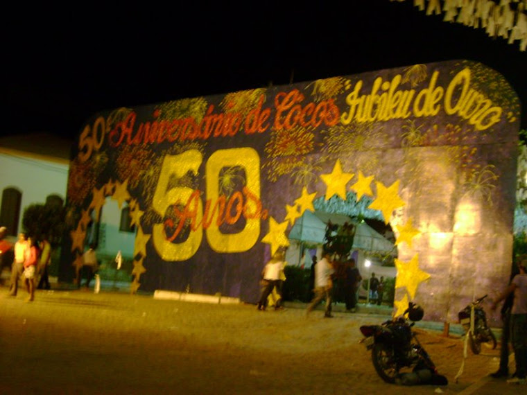 cocos 50 anos - tema: Jubileu de ouro