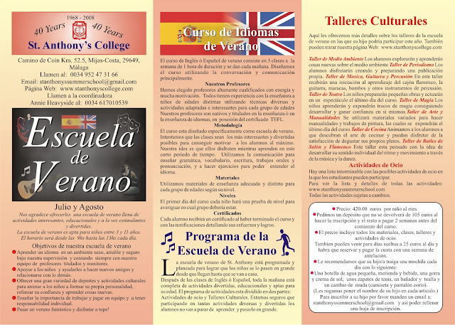 Brochure In Spanish