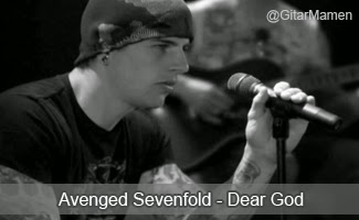Avenged Sevenfold - Dear God Chord Avenged Sevenfold Dear God