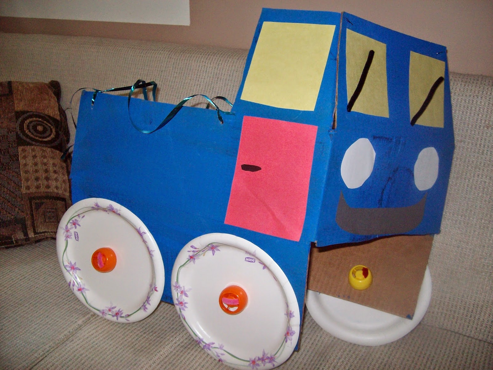 Camilla and Roman Little Blue Truck