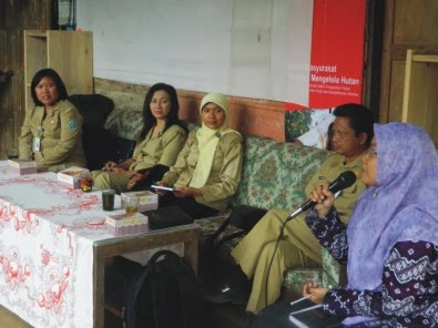 Kunjungan dari Seksi Bina Produksi Kehutanan Dinas Kehutanan Provinsi Jatim