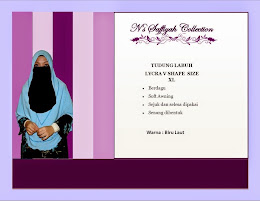 CLEARANCE STOCK!!! : TUDUNG LABUH LYCRA VSHAPE SIZE XL