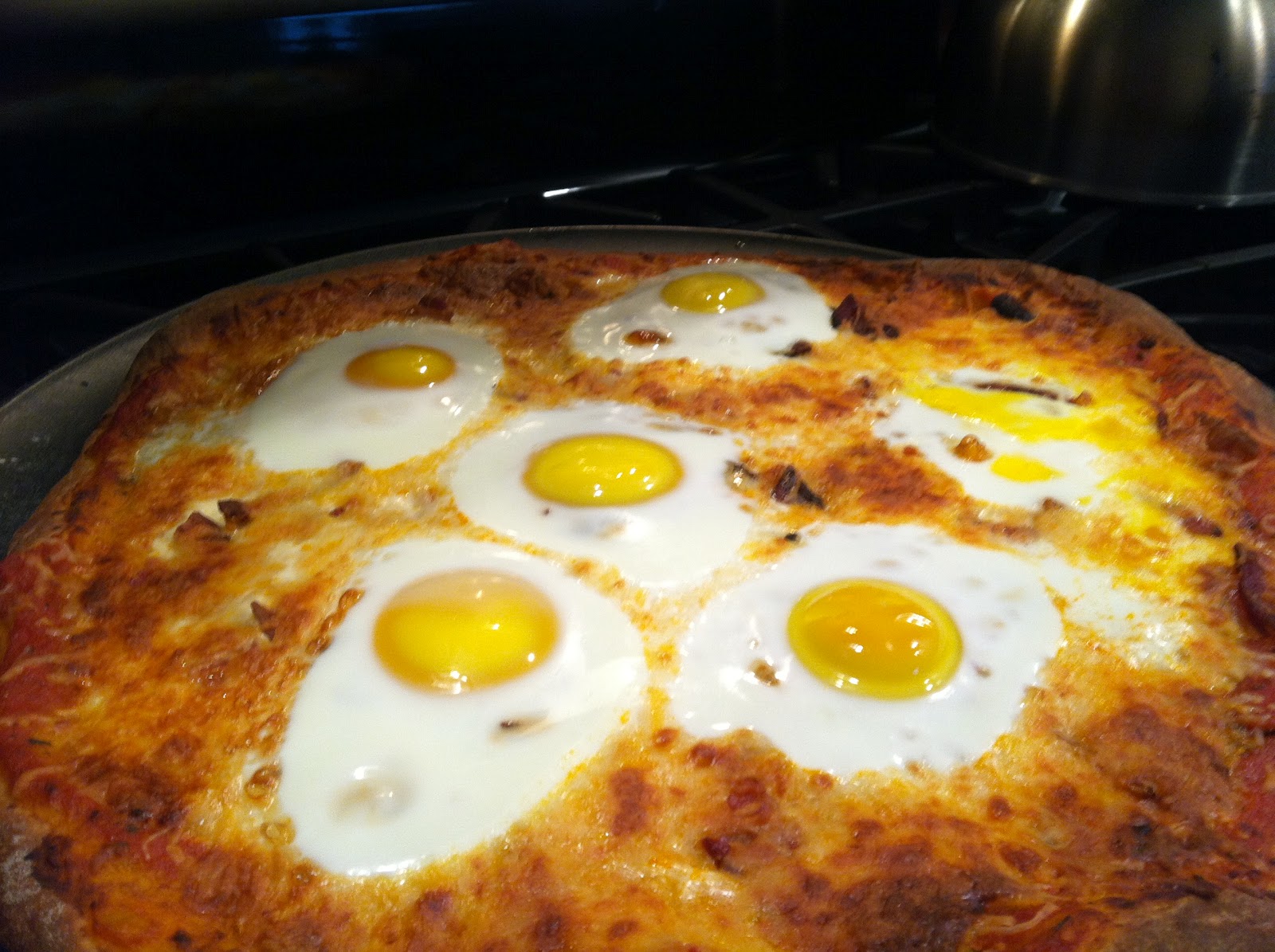 Breakfast for Dinner Bacon, Egg and Cheese Pizza Inspired by Mollie