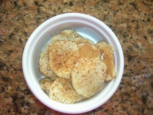 no fat potato chips within minutes