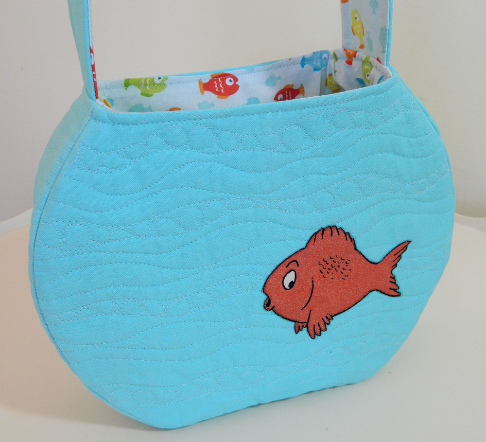 BuzzinBumble: Goldfish Bowl Pocketbook ~ Sew the Library & a Giveaway Winner