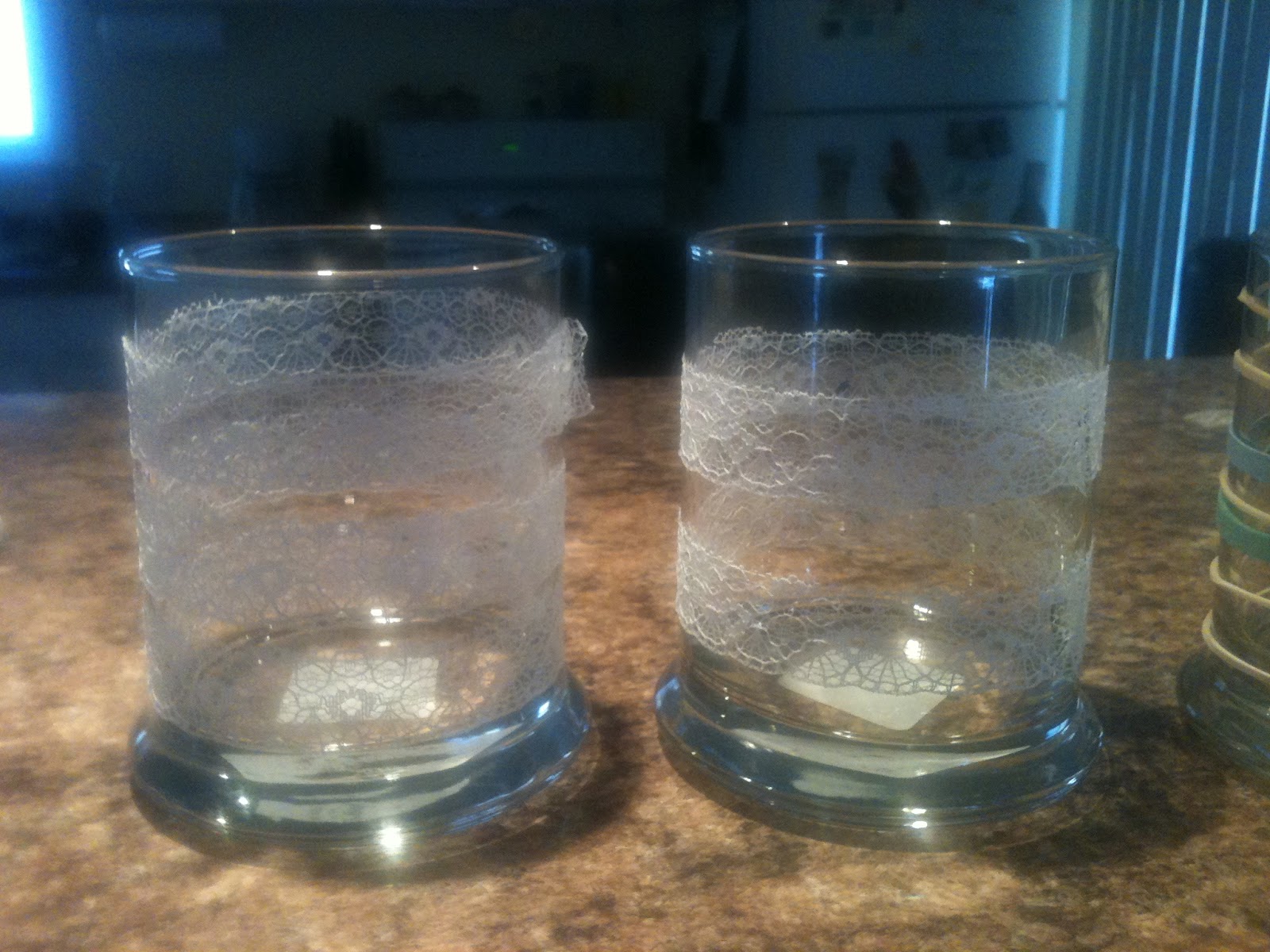 Creating the World I Live in... Frosted Glass Candle Holders!