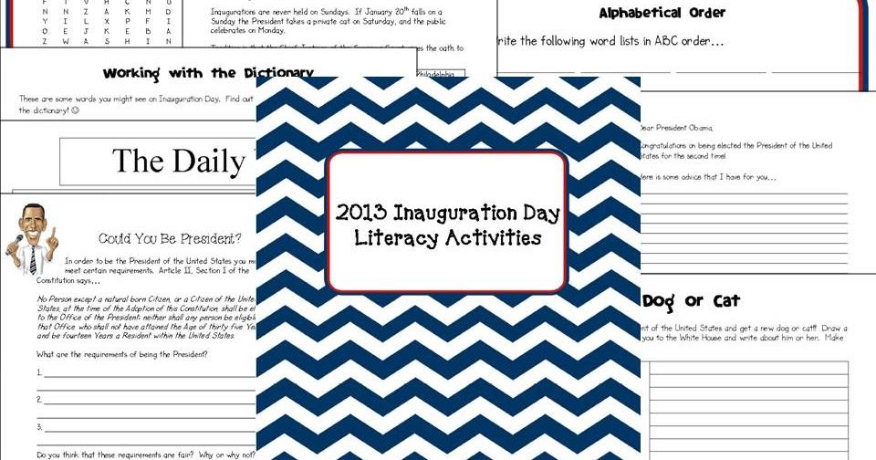 Simply Centers: Inauguration Day Literacy Stations