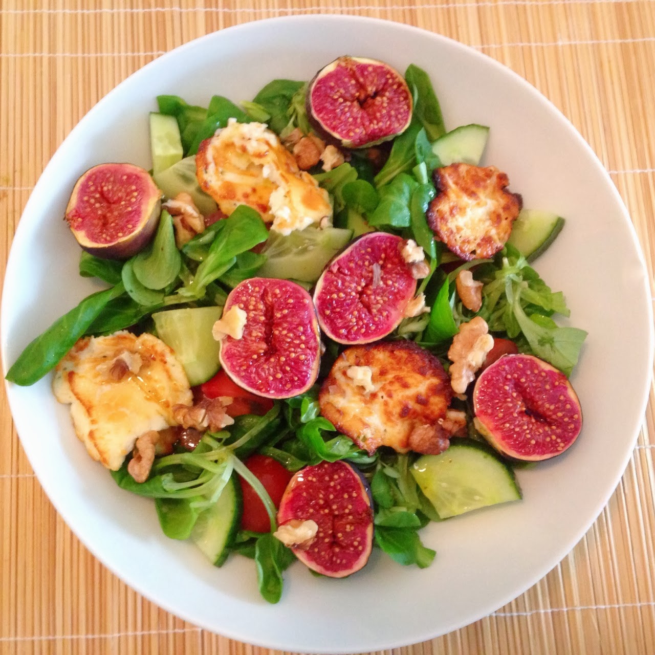 Healthy Living in Heels Caramalized Fig & Goat Cheese Salad