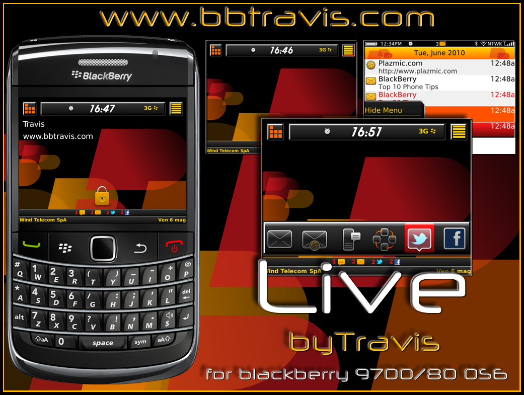 Blackberry Bold 9700 GUI PSD