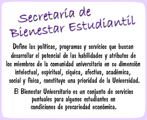 Sec. de Bienestar Estudiantil