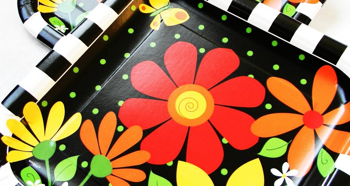 NINA'S CUTE TREASURES CUTE SUMMER PAPER PLATES