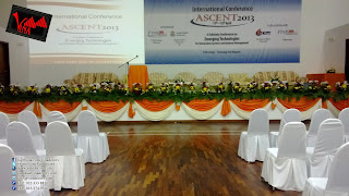 International Conference ASCENT 2013 at FTMS Global College - Fresh flower and Scallop setting by Vina Canopy & Decor International Conference ASCENT 2013 at FTMS Global College - Fresh flower and Scallop setting by Vina Canopy & Decor