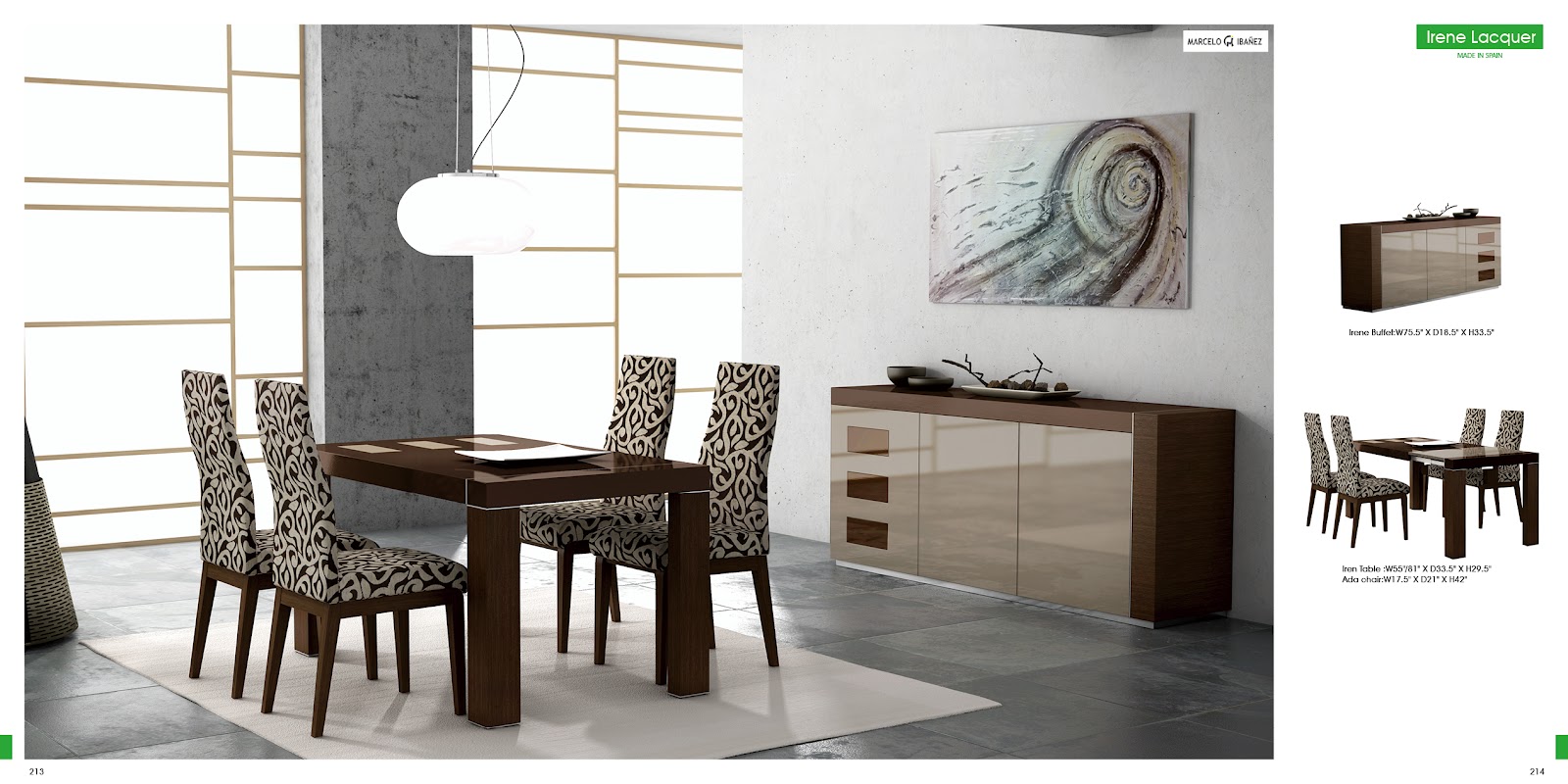 Modern Long Dining Room Tables Mid Century Modern Dining Room Set