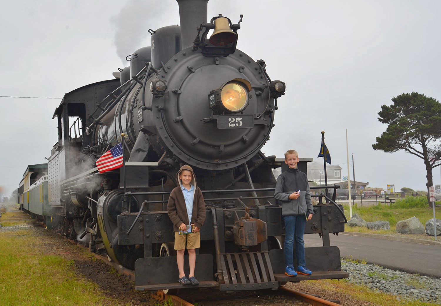 A school of fish Oregon Steam Train