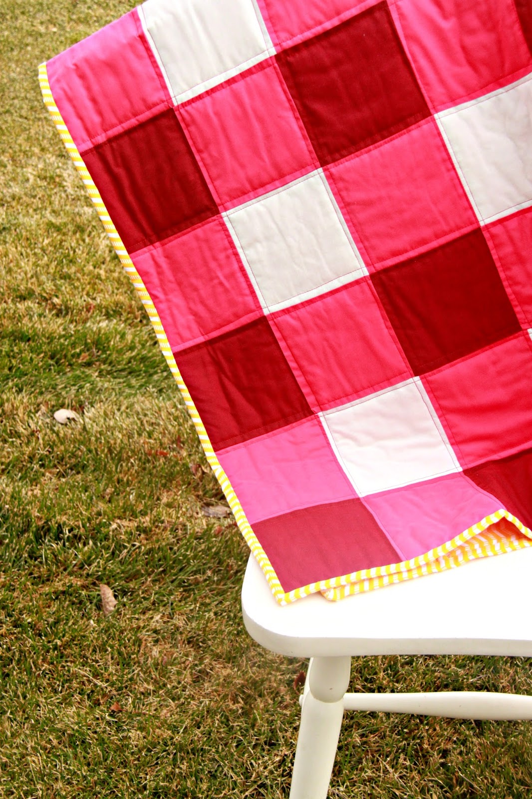 Larissa Another Day Handmade Gingham Quilt