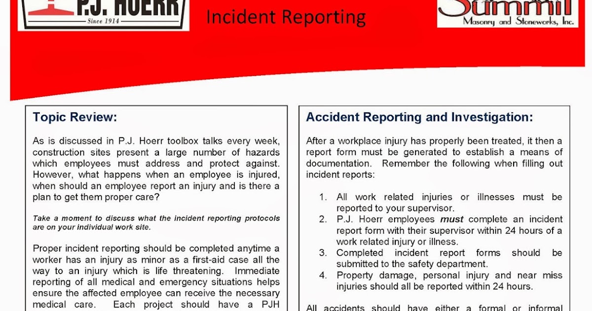 Toolbox Talk Accident Incident Reporting Youtube vrogue.co