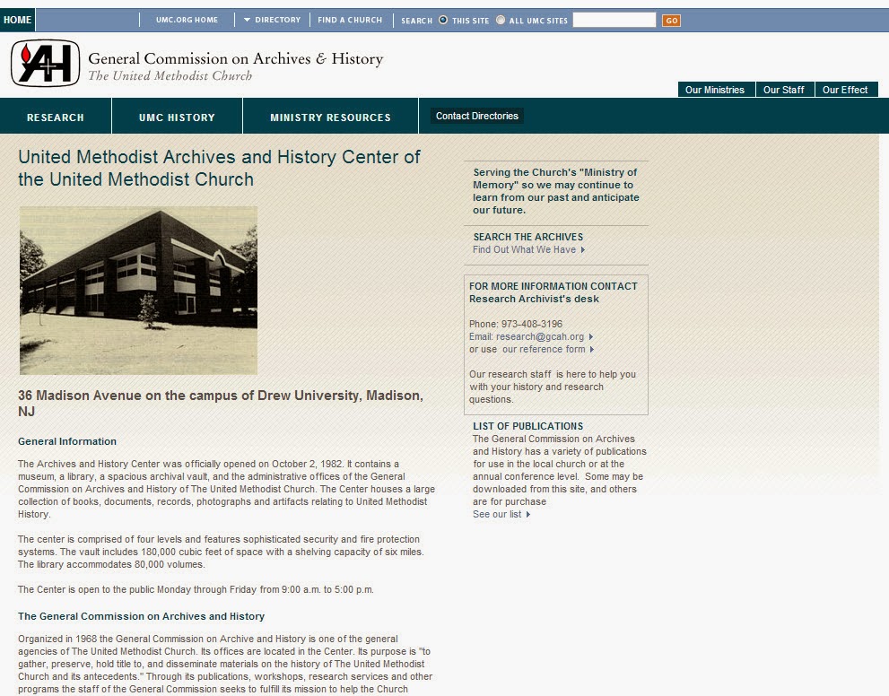 Methodist history journal picture