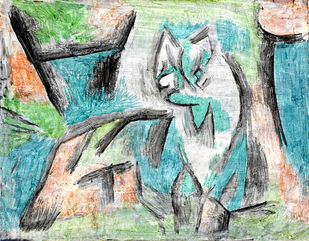 A kind of cat Paul Klee