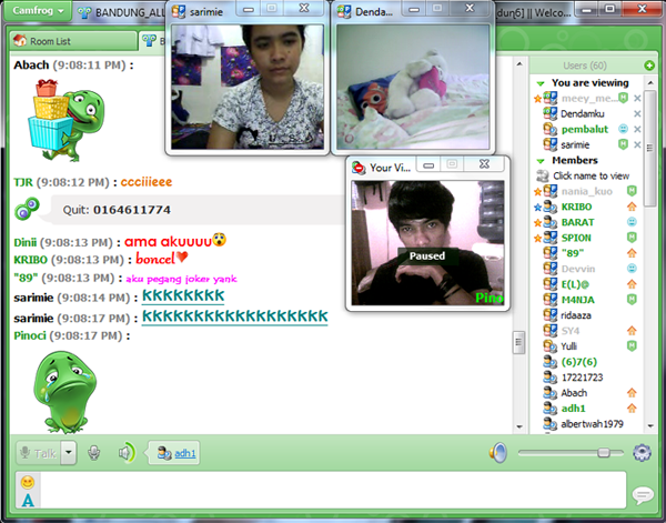Stiker Emoticon Camfrog 6.6 Room