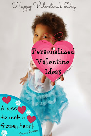 #Frozen Inspired Personalized Valentine Ideas