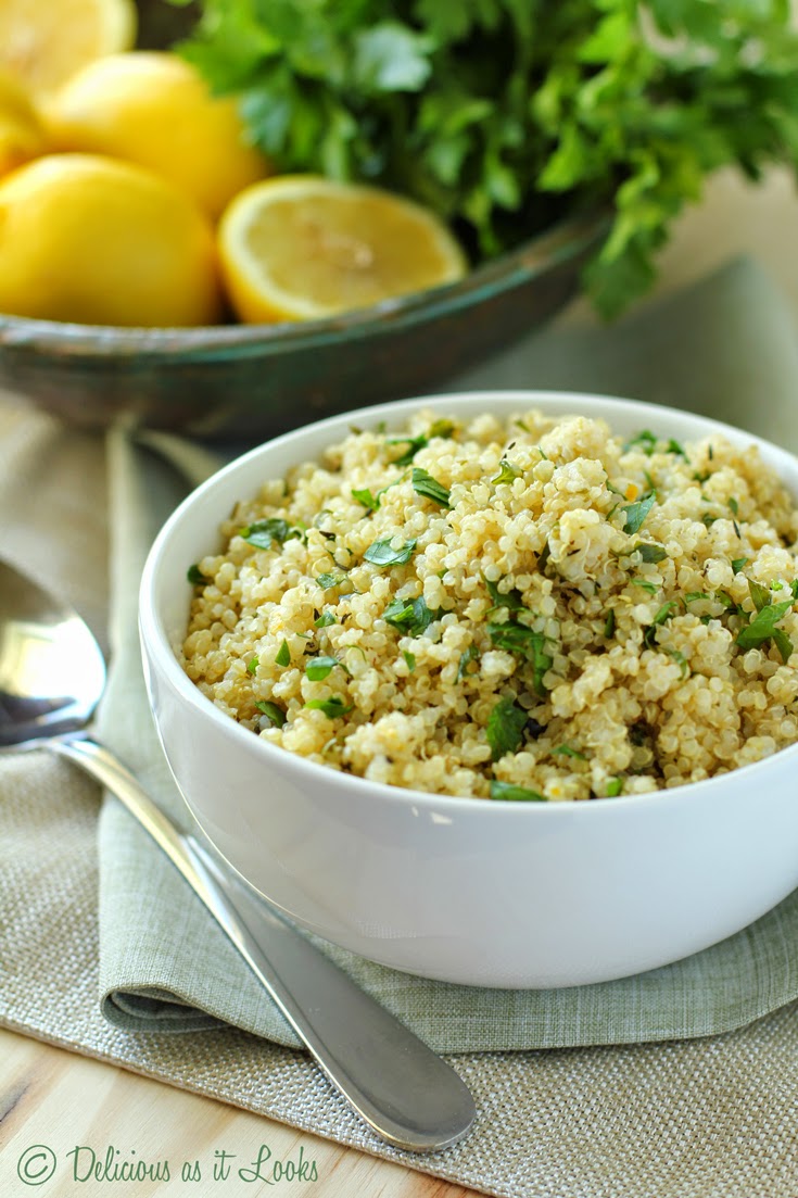 Delicious as it Looks Lemon Herb Quinoa