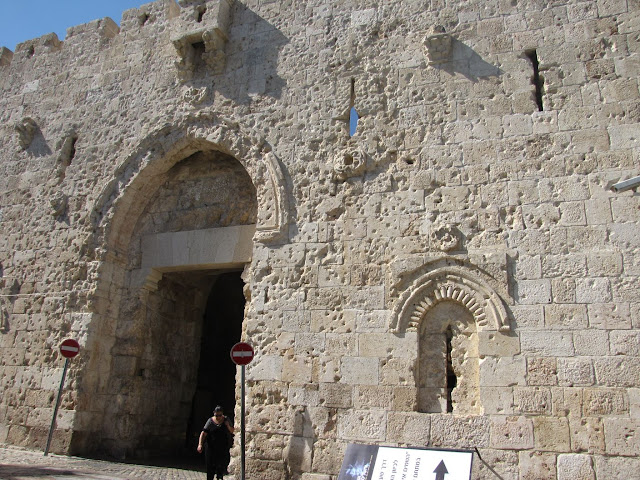 Israel, Jerusalén - Puerta de Sion Israel, Jerusalén - Puerta de Sion