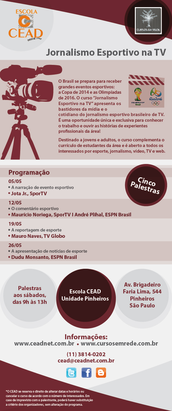 Curso de jornalismo esportivo