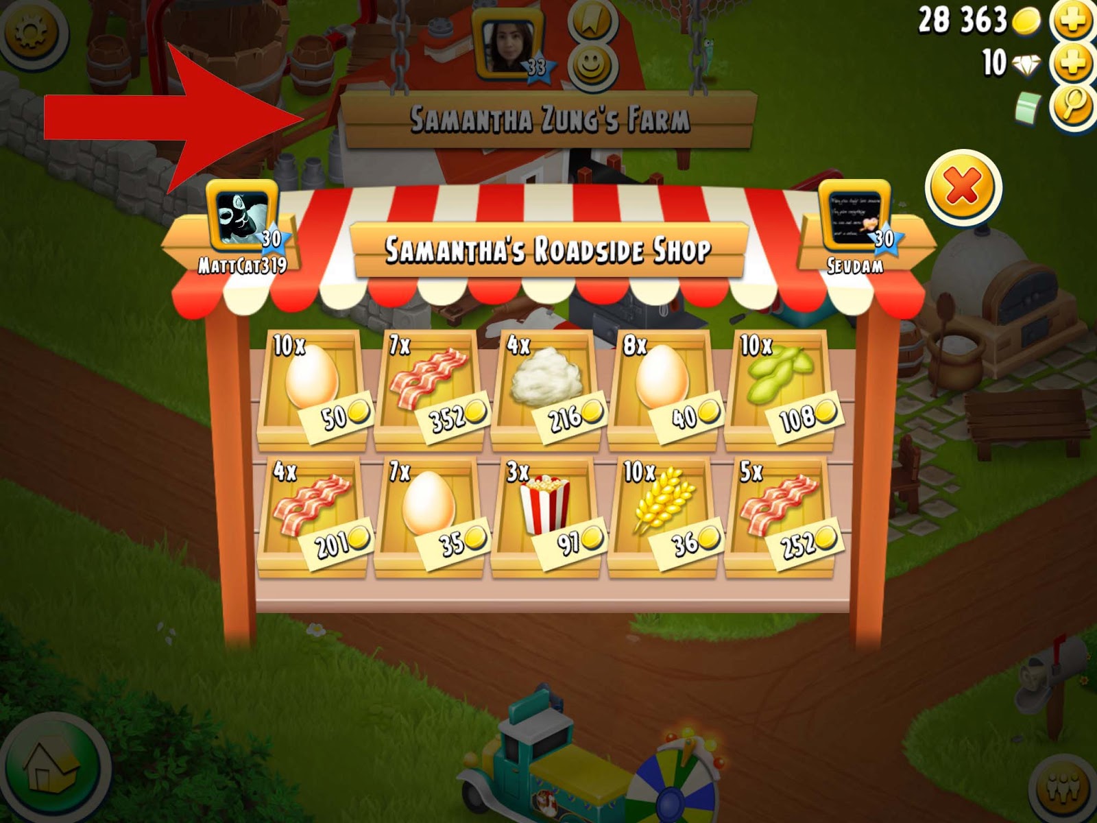 Hay Day Addiction How to change your Roadside Shop names