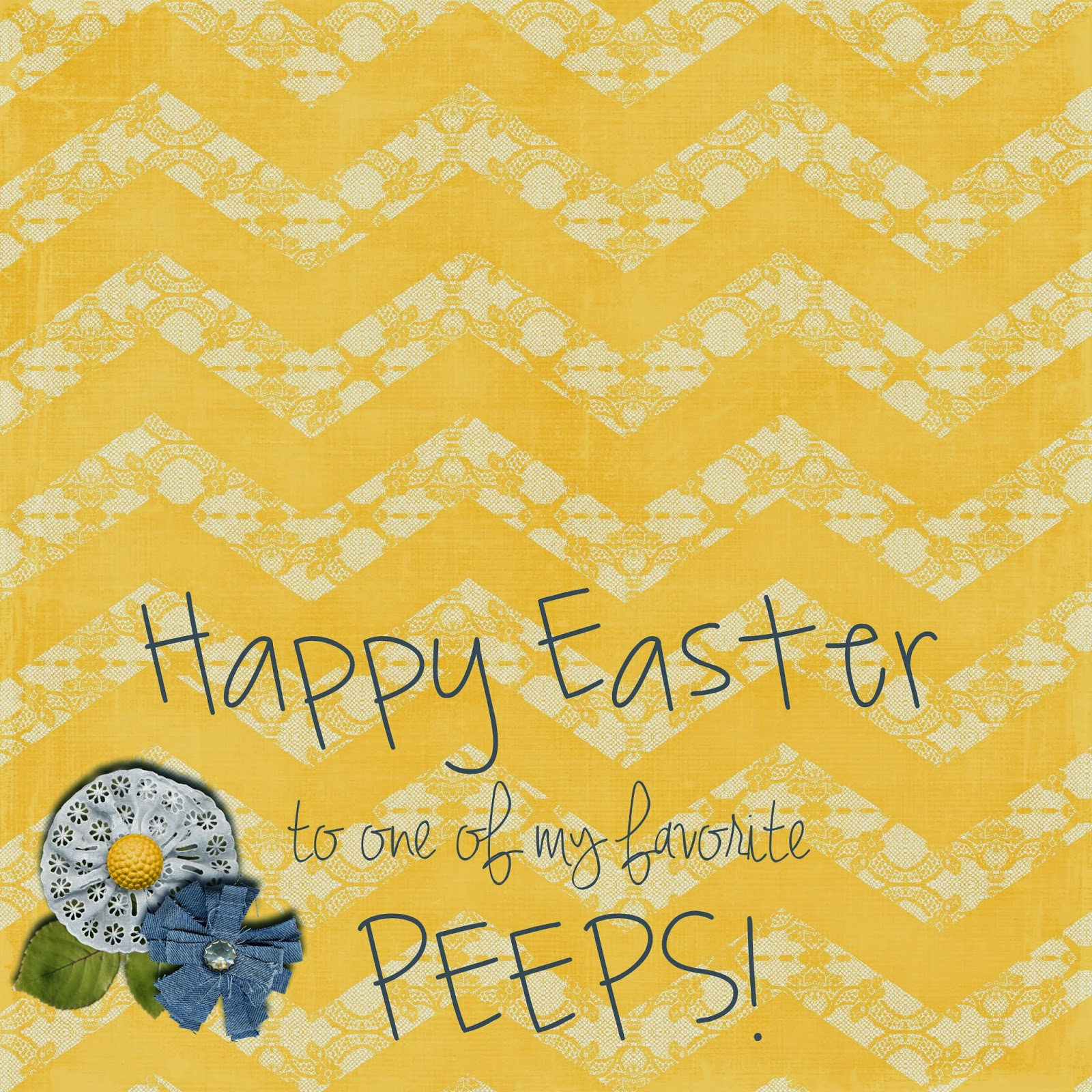 Easter Peeps S'mores free printable