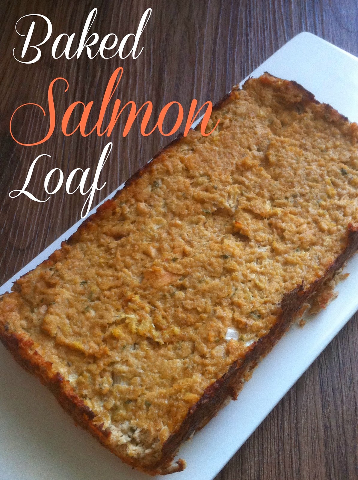 baked salmon loaf or patties