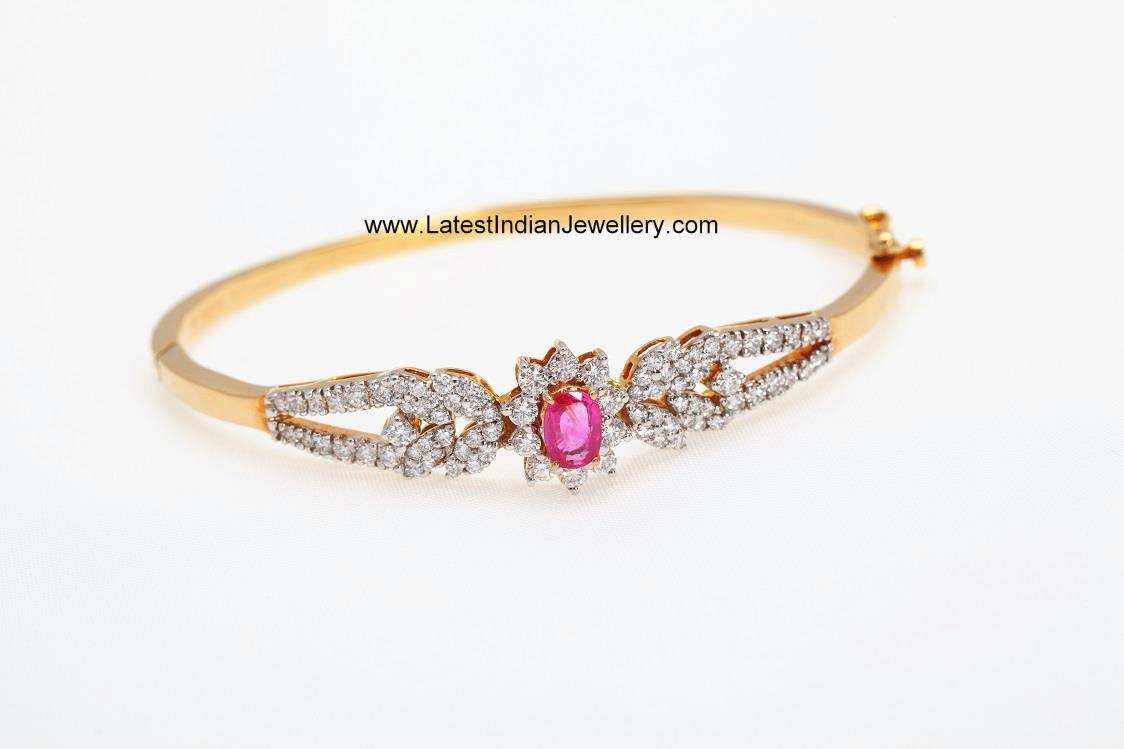 Gold diamond bangle bracelet Gold diamond bangle bracelet