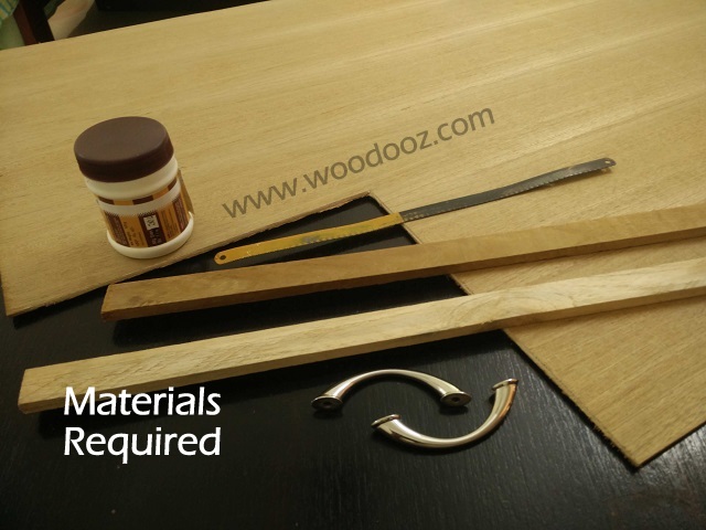 Materials needed for tray Materials - tools required
