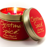 lily flame christmas spice candle