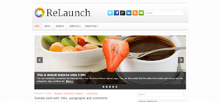 ReLaunch Wordpress Template Free Download For Simple Style Blogs