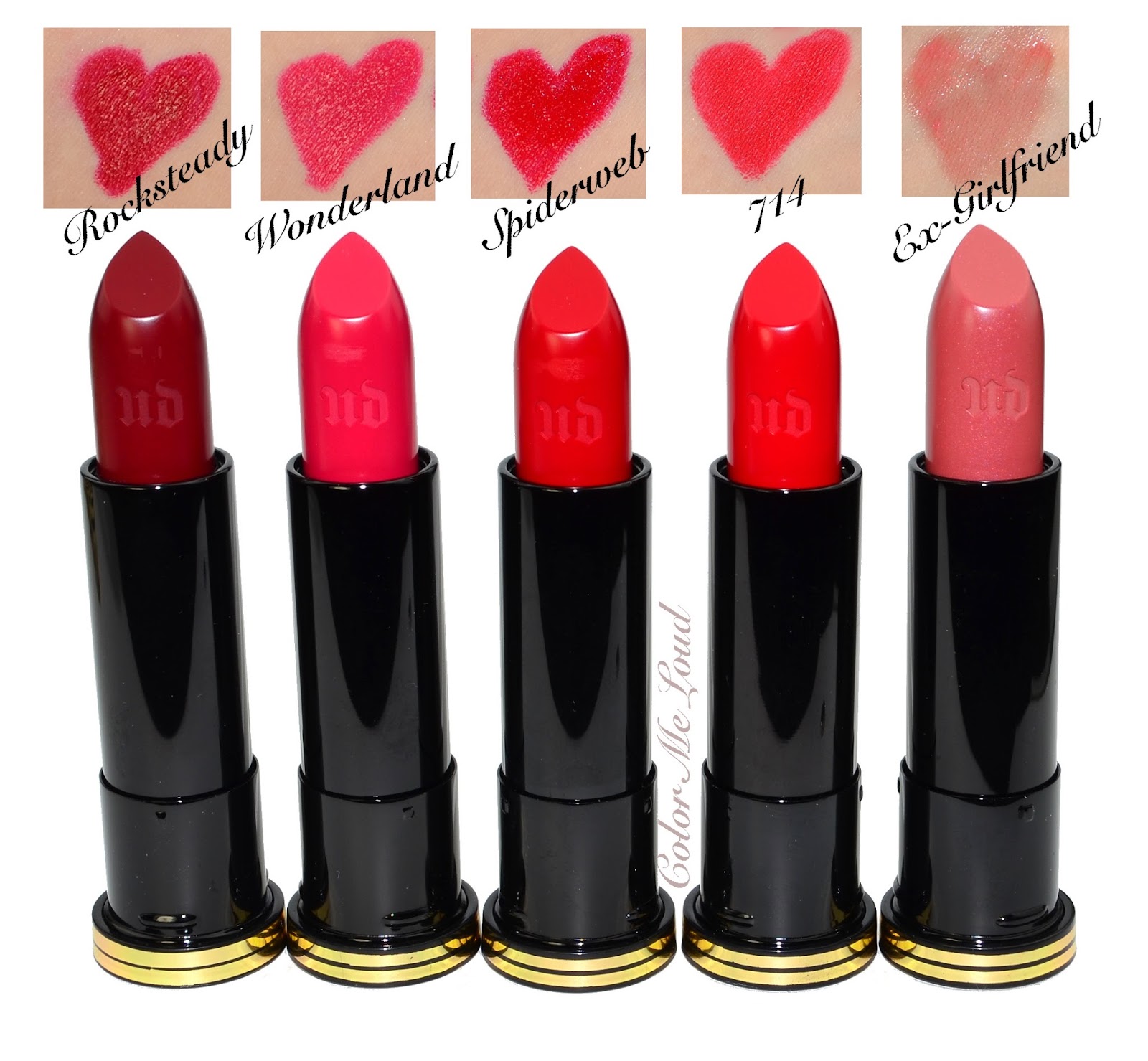 Urban Decay Gwen Stefani Blush Palette Lipsticks & Lip Pencils, Review,  Swatches & FOTD