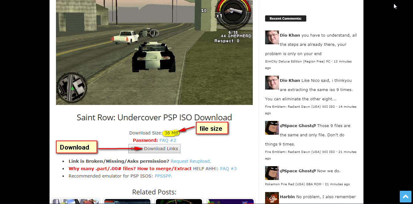 موقع تحميل أفضل العاب Ppsspp للاندرويد من ميديا فاير مجانا