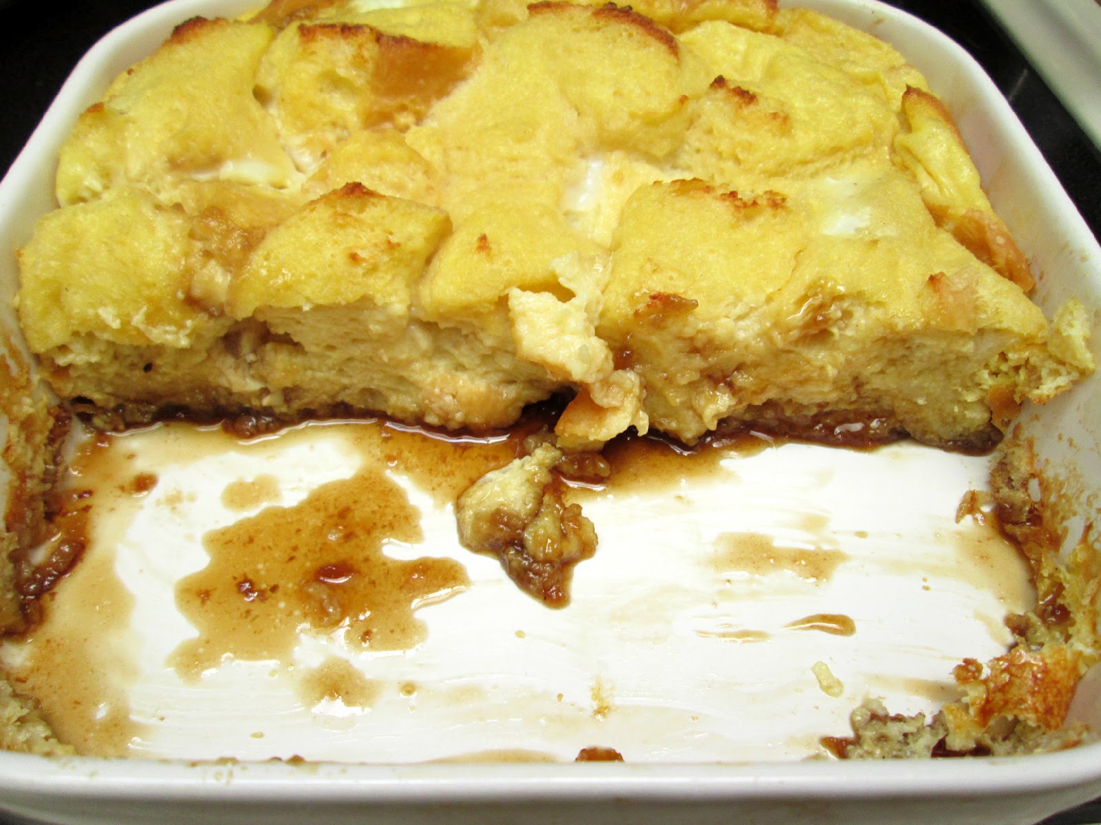 Maple, Vanilla Breakfast Bread Pudding Eat Your Heart Out