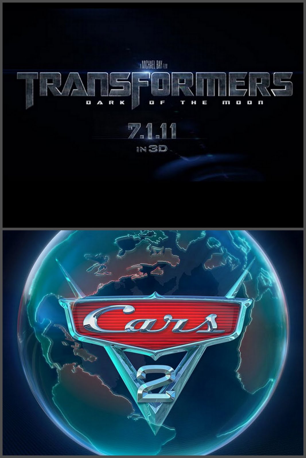 'Transformers Dark of the Moon' & 'Cars 2' TV Spots