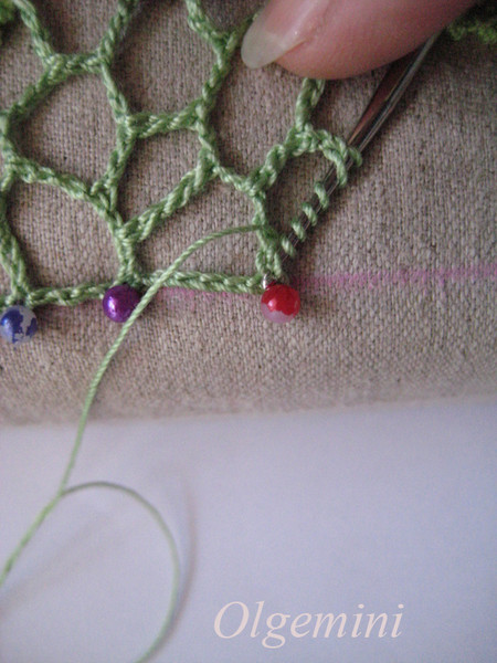Outstanding Crochet: Irish Crochet. Even edge of uneven net. Master ...