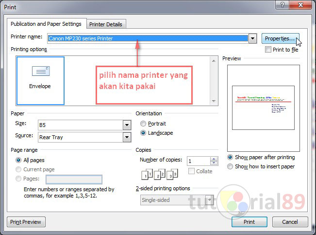 Format Print Alamat Di Lop | cara print kop surat dan alamat surat di lop tutorial89 Format Print Alamat Di Lop | cara print kop surat dan alamat surat di lop tutorial89