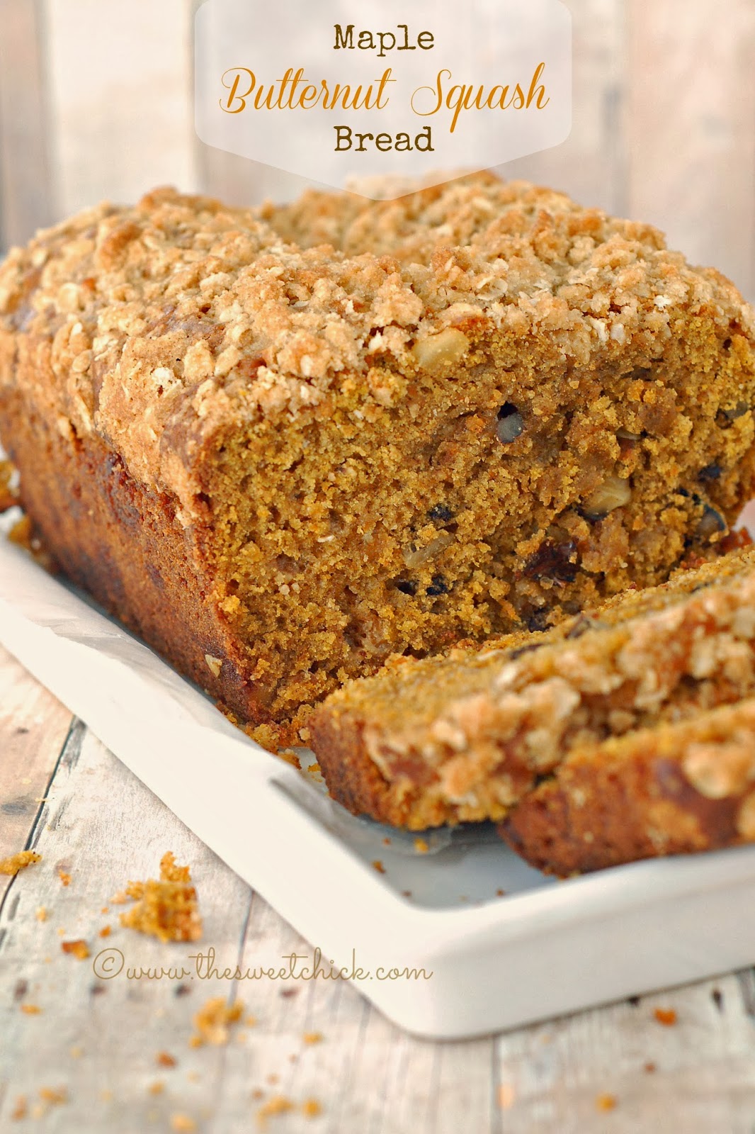 The Sweet Chick Maple Butternut Squash Bread