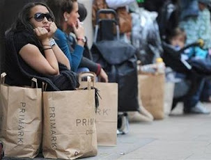 tired shopper