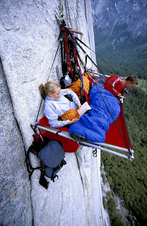 Sleeping On Cliff