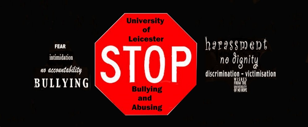 Bullying at University of Leicester: