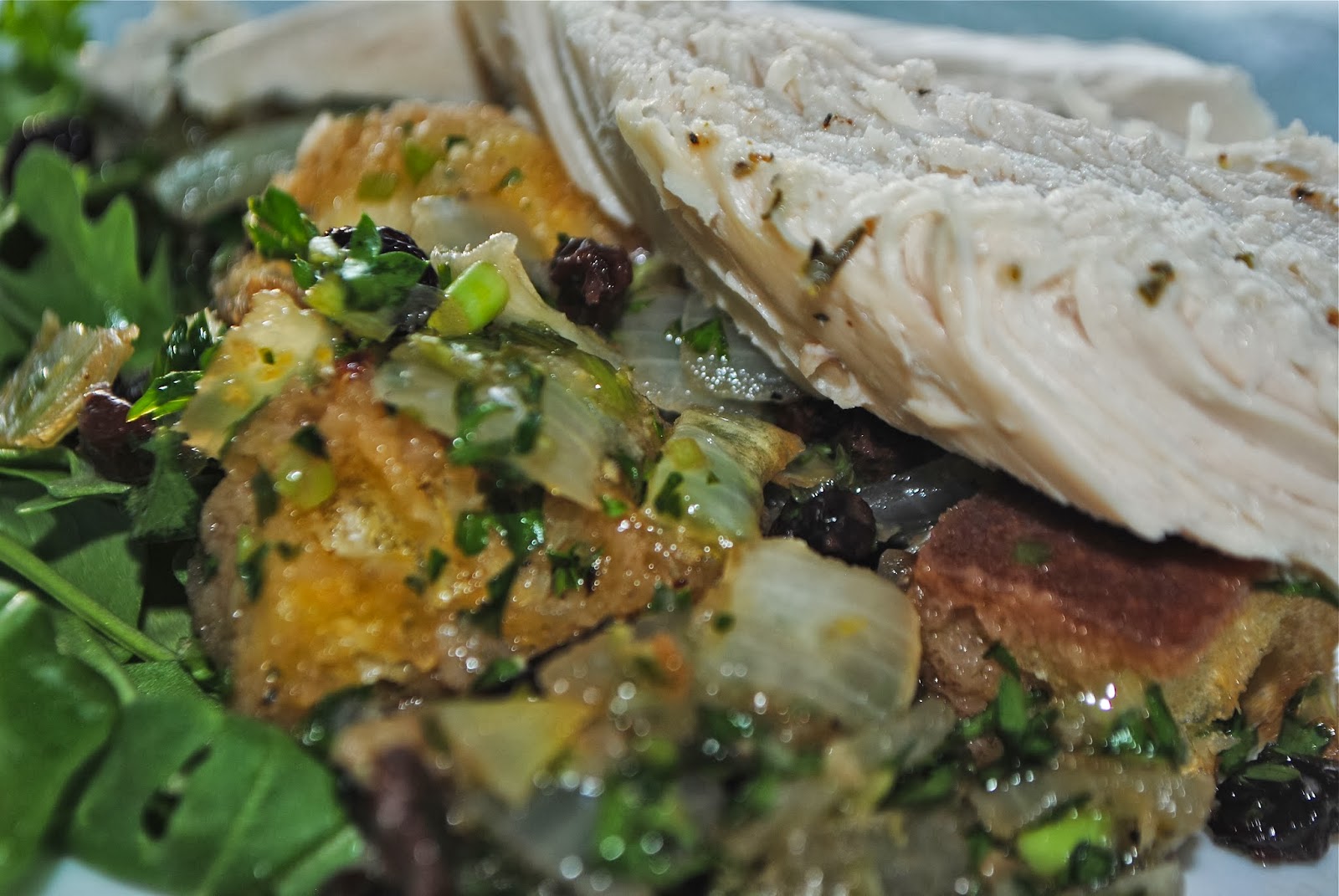 Recipe Doodle ROASTED CHICKEN WITH WARM BREAD SALAD