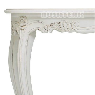 Rantau French Style Console Table Left Side - Nusa Teak Rantau French Style Console Table Left Side - Nusa Teak