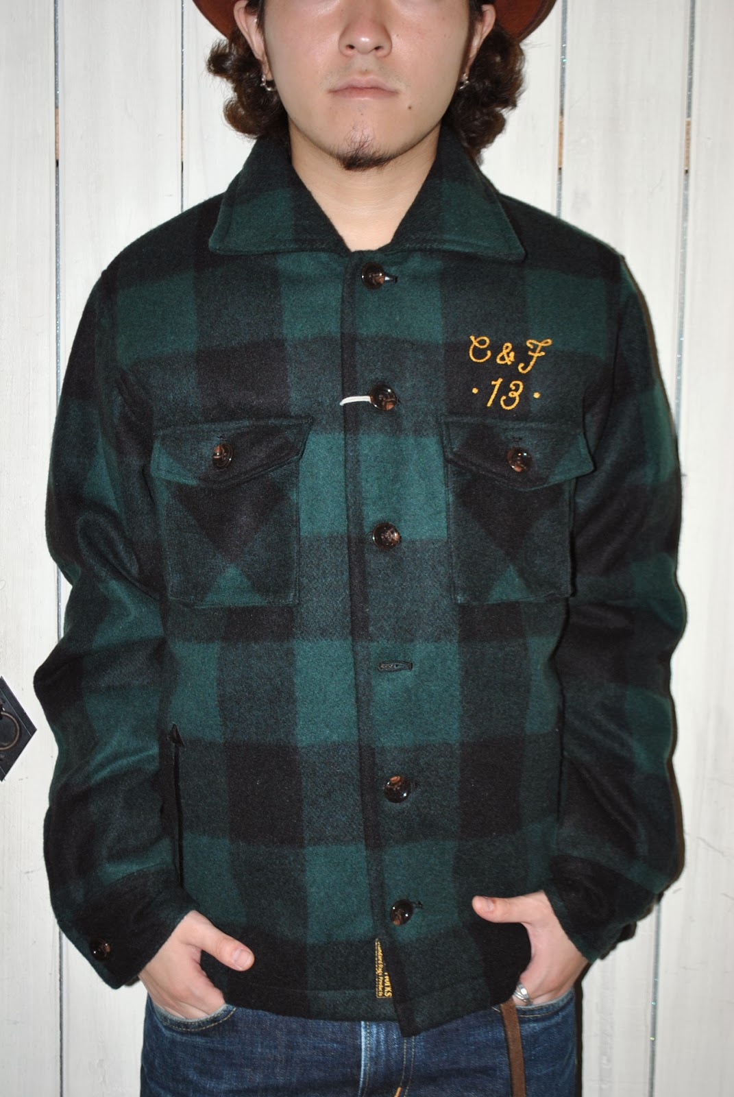 Emiliano: CLUCT CHECK WOOL JKT