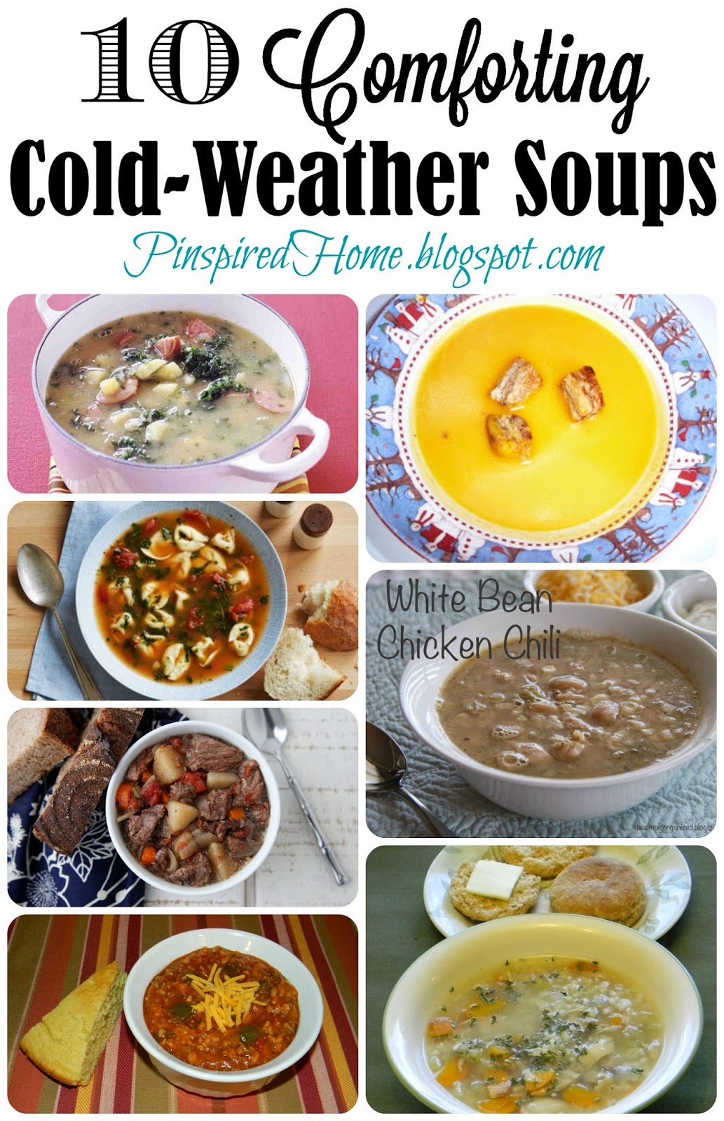 Pinspired Home 10 Comforting ColdWeather Soups